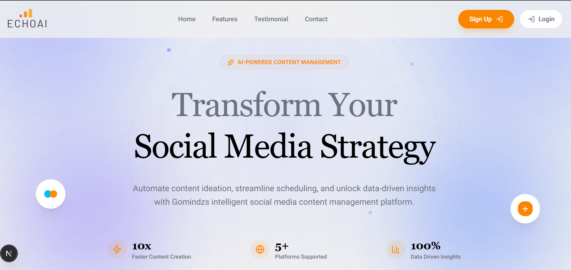 Modern Social Media Management Platform